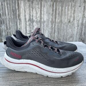 Hoka One One Kawana 2 Running Shoes Men Size 9 D Gray Sneakers Athletic Gym Lace